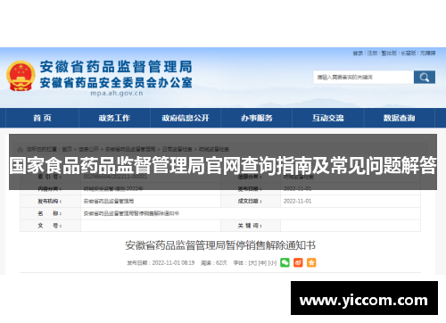 国家食品药品监督管理局官网查询指南及常见问题解答